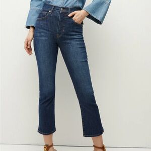 Veronica Beard Carly Kick Flair High Rise Jeans
